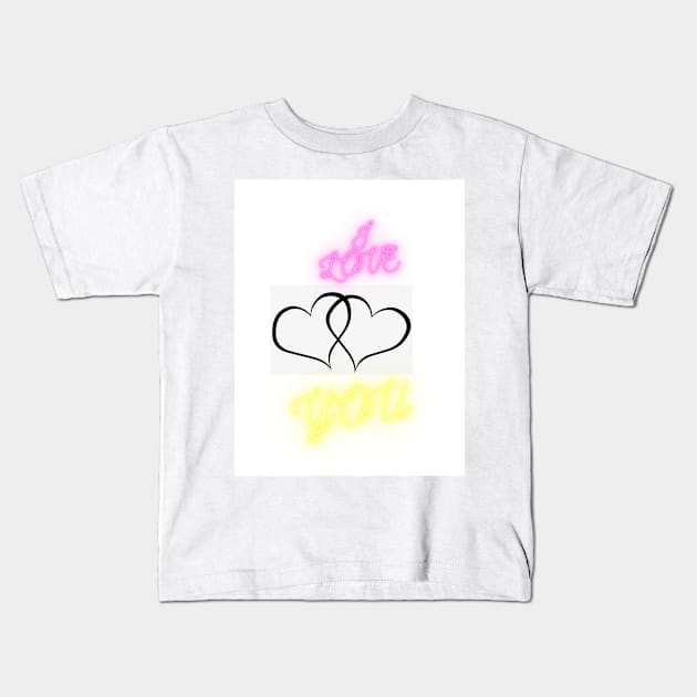 I love you Kids T-Shirt by EM Company Ltd